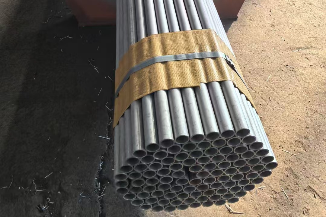 Heat exchange tubes at the customer installation site