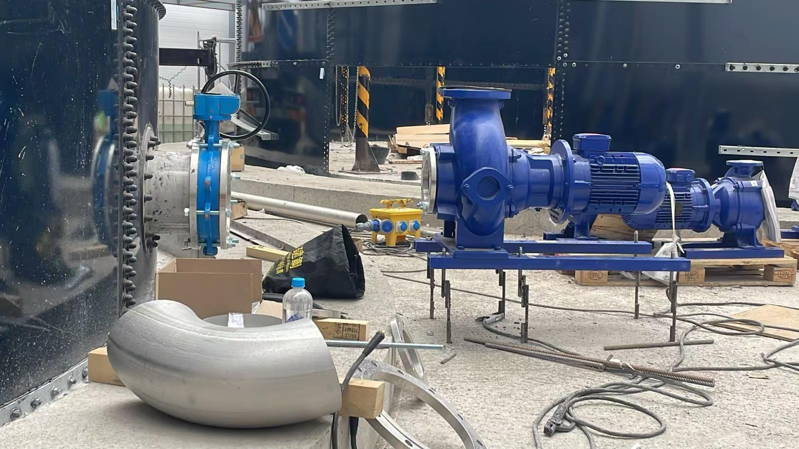 Fast Delivery of Fittings for a Water Treatment Project